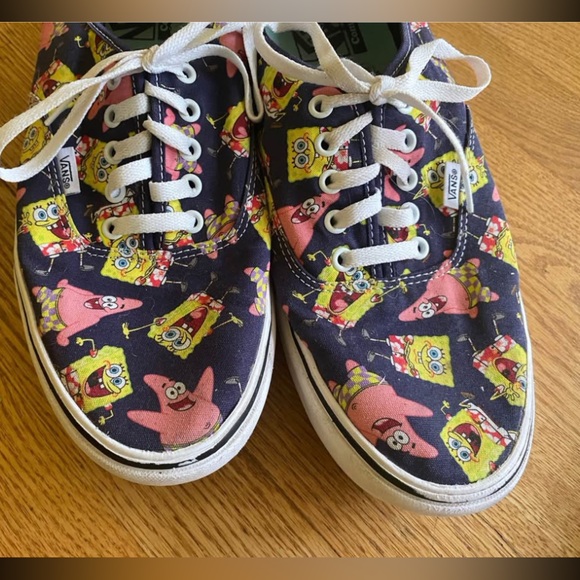 VANS SpongeBob SquarePants Sneakers mens 11 - Picture 2 of 4